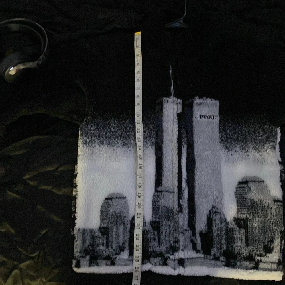 Awake NY Men's Black and White Jacket coast to coast - Picture 4 of 4